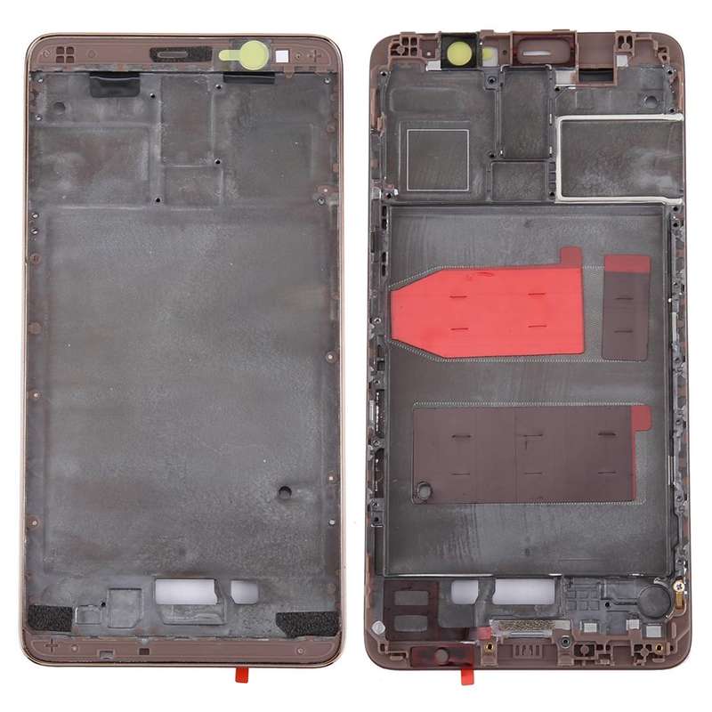 For Huawei Mate 9 Front Housing LCD Frame Bezel Plate(Mocha Gold)