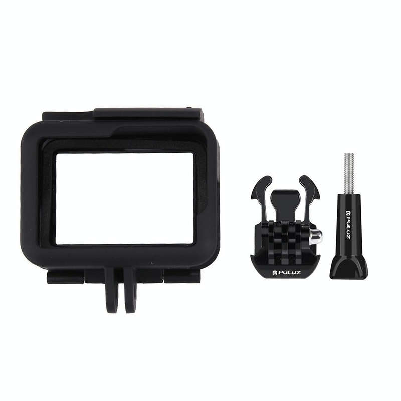 PULUZ ABS Plastic Housing Shell Frame Mount Protective Case Cage with Pedestal and Long Screw for...