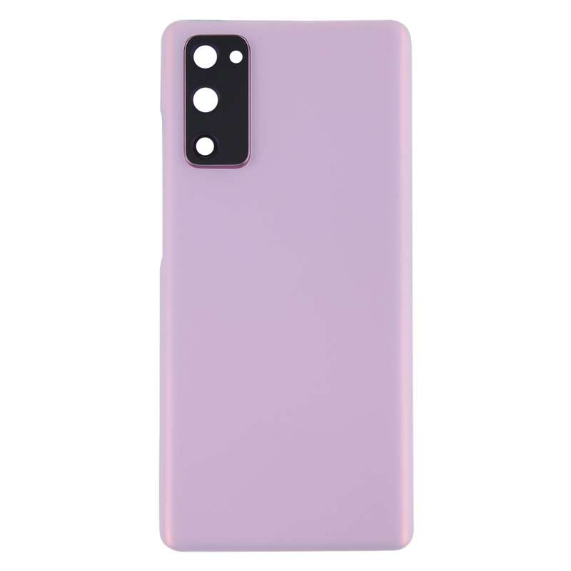 For Samsung Galaxy S20 FE Battery Back Cover with Camera Lens Cover (Purple)