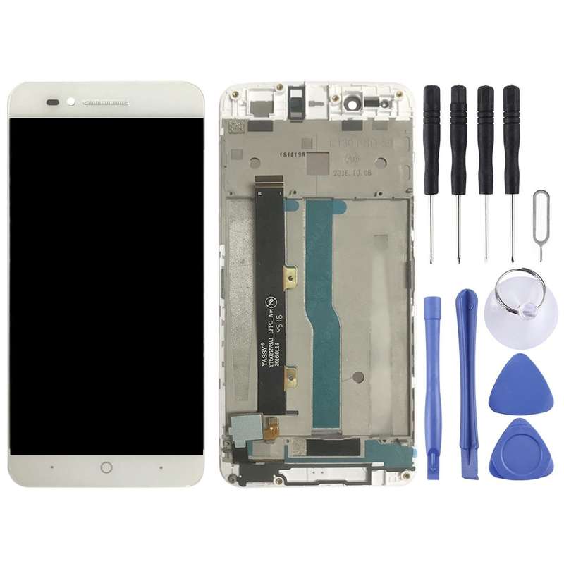 OEM LCD Screen for ZTE Blade A610 / A610C / A612  Digitizer Full Assembly with FrameWhite)