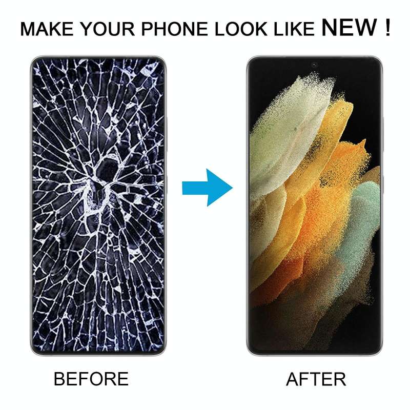 OLED LCD Screen For Samsung Galaxy S21 Ultra 5G SM-G998B Digitizer Full Assembly with Frame, Disp...
