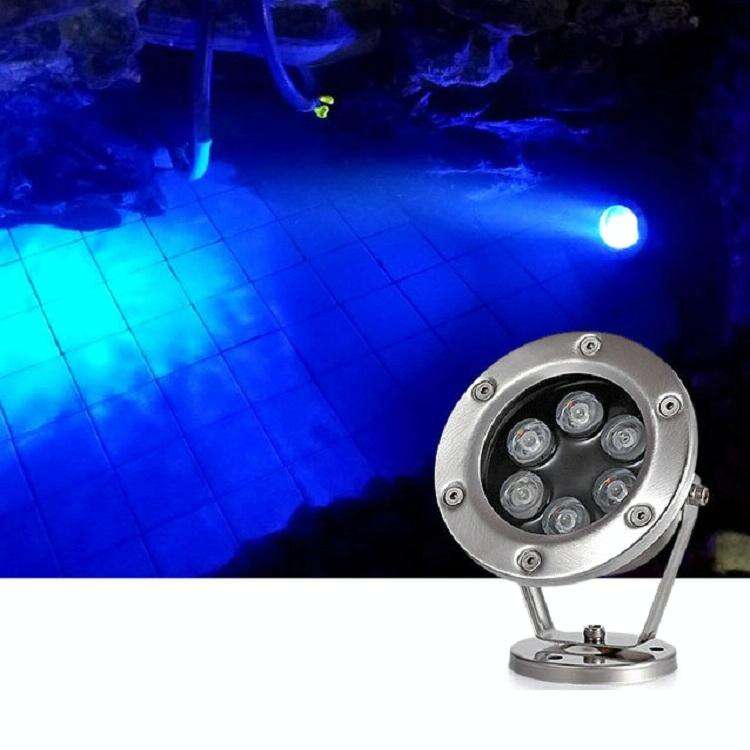 LED Underwater Light Pool Fish Pond Fountain Waterproof Landscape Light 9W(Blue)