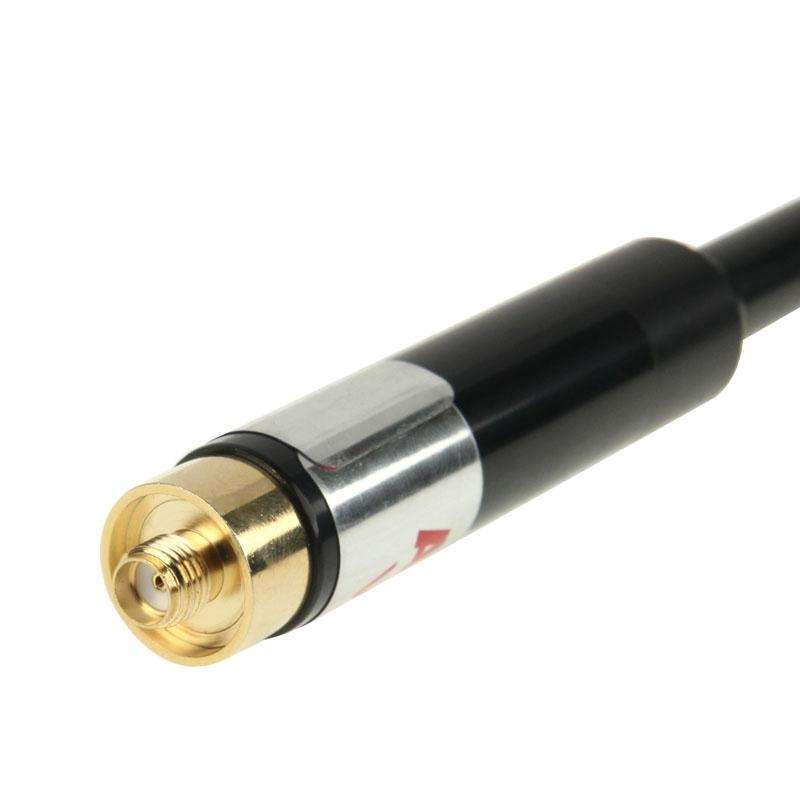 AL-800 Dual Band 144/430MHz High Gain SMA-F Telescopic Handheld Radio Dual Antenna for Walkie Tal...