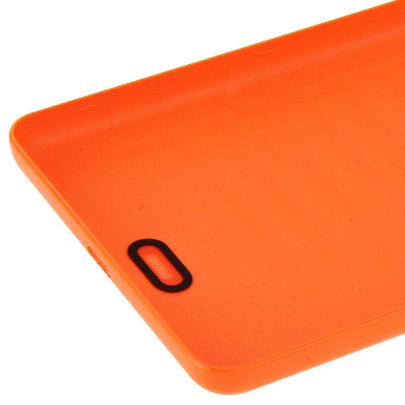 Smooth Surface Plastic Back Housing Cover  for Microsoft Lumia 535(Orange)