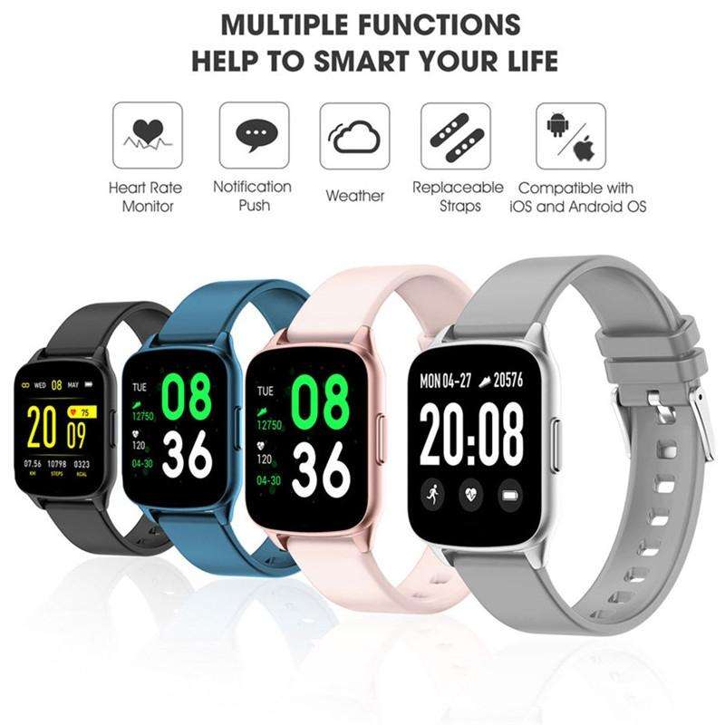 Lokmat KW17 1.3 inch TFT Screen IP68 Waterproof Smart Watch, Support Sleep Monitor / Heart Rate M...