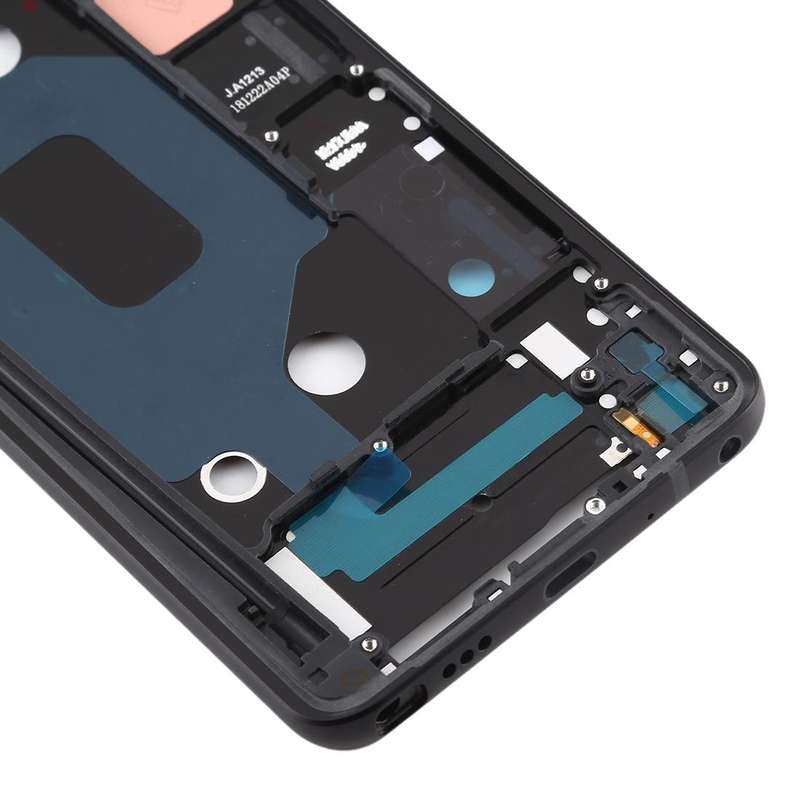 Front Housing LCD Frame Bezel Plate for LG Q Stylo 4 Q710 Q710MS Q710CS (Black)