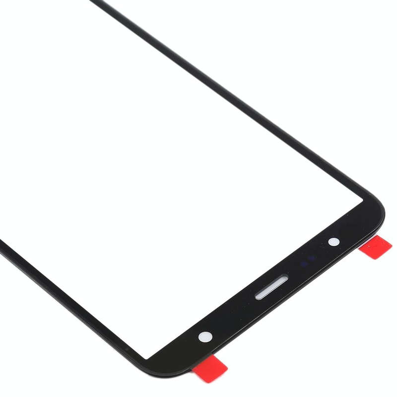 For Samsung Galaxy J4+ / J6+ / J610  10pcs Front Screen Outer Glass Lens (Black)