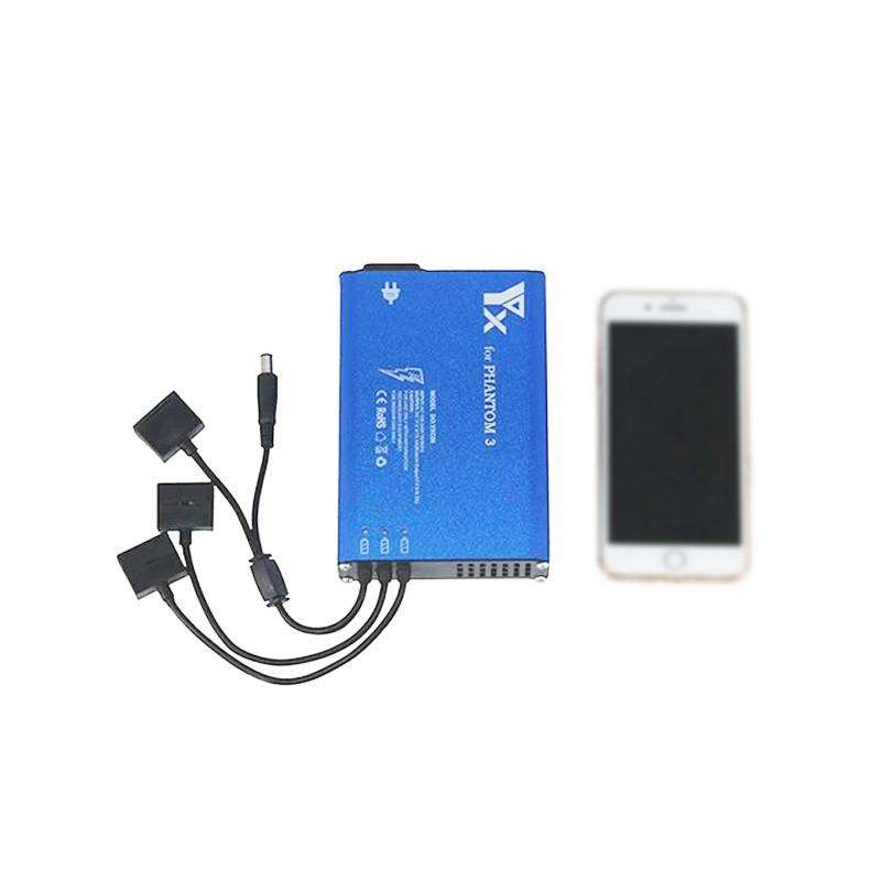 4 in 1 Parallel Power Hub Intelligent Battery Controller Charger for DJI Phantom 3 Standard SE FP...