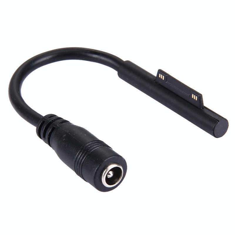 6 Pin Magnetic to 5.5x2.5mm Female Interfaces Power Adapter Charger Cable for Microsoft Surface P...