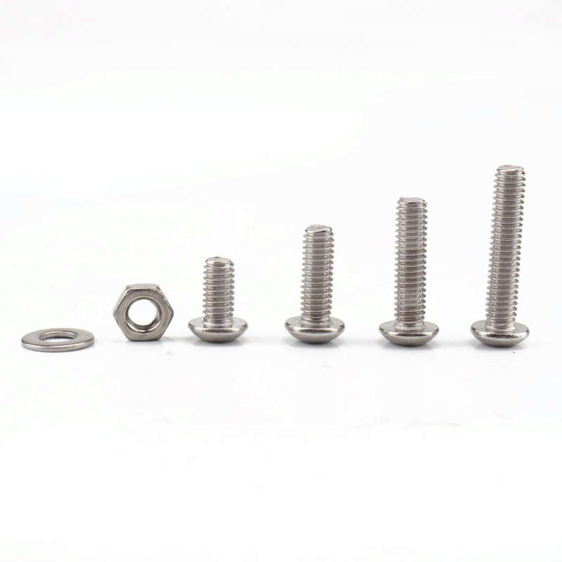 520 PCS 304 Stainless Steel Screws and Nuts Hex Socket Head Cap Screws Gasket Wrench Assortment S...