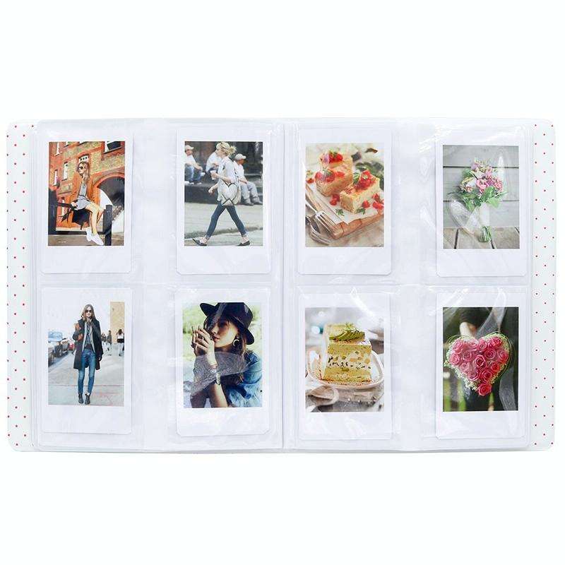 128 Pockets Photo Book Album Name Card Holder for Fujifilm Instax Mini 8 /7s /70 /25 /50s /90(Gre...