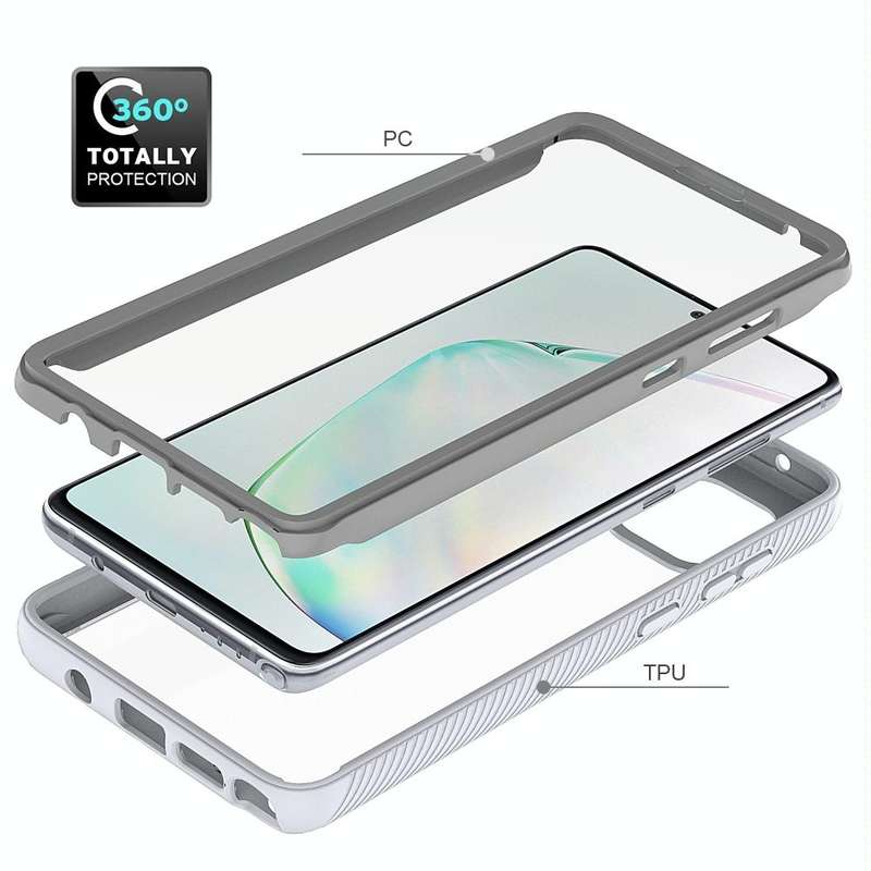 For Samsung Galaxy Note 10 Lite Starry Sky Solid Color Series Shockproof PC + TPU Protective Case...