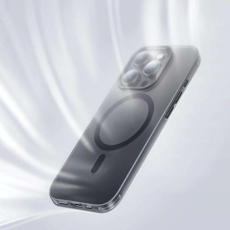 For iPhone 15 Pro Benks Light Sand Series MagSafe Magnetic Shockproof Phone Case(White)