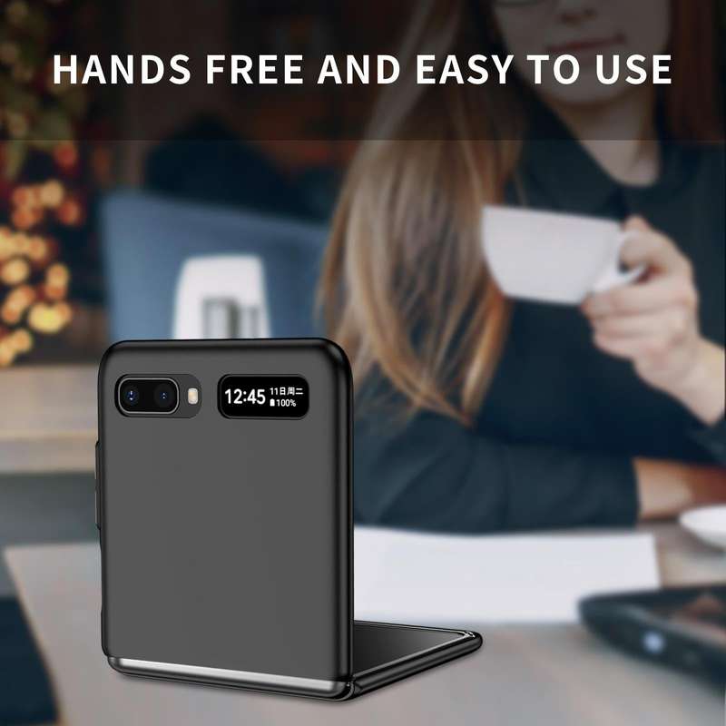 For Samsung Galaxy Z Flip 5G Armor Foldable Phone Case(Black)