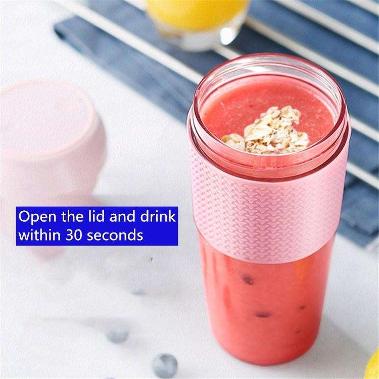 Portable Juicer Mini Electric Blender Portable Juicer(Navy Blue)