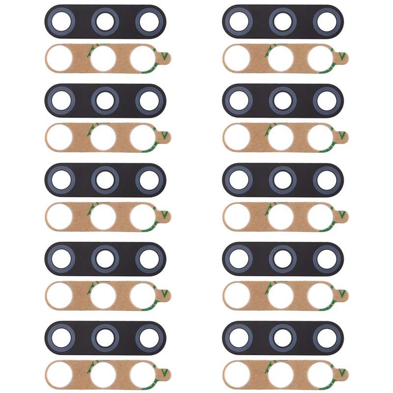 For Huawei Enjoy 10e 10pcs Back Camera Lens