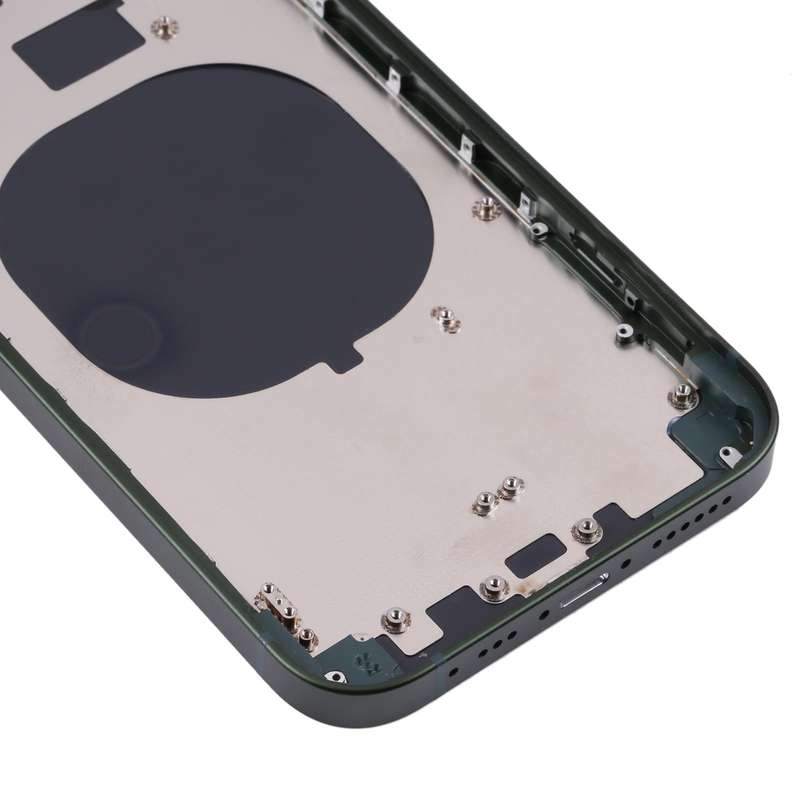 Frosted Frame Back Housing Cover with Appearance Imitation of iP13 Pro for iPhone 11(Green)