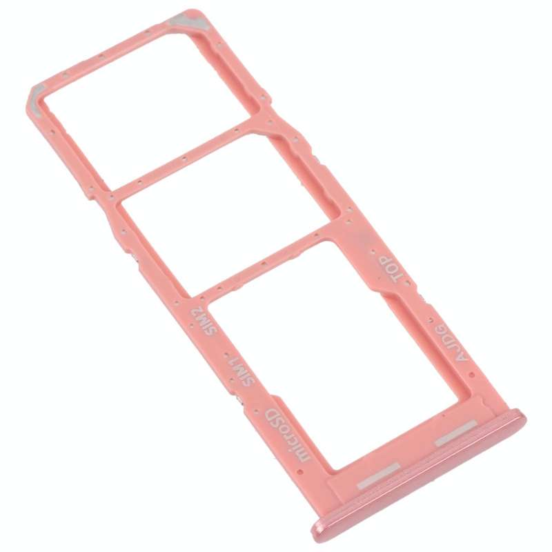 For Samsung Galaxy A04s SM-A047F Original SIM Card Tray + SIM Card Tray + Micro SD Card Tray (Pink)
