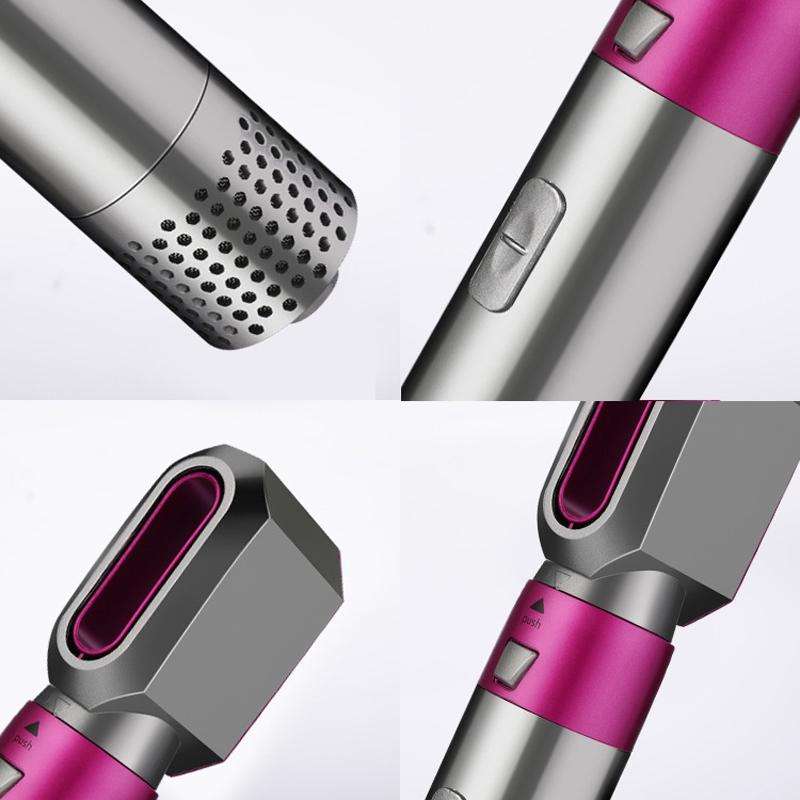 5 In 1 Hot Air Comb Automatic Curling Iron Square Model Hair Styling Comb Curling And Straighteni...