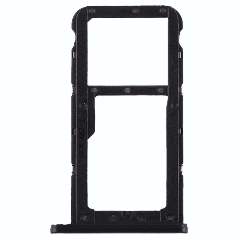 SIM Card Tray + SIM Card Tray / Micro SD Card for Huawei P20 Lite / Nova 3e (Black)