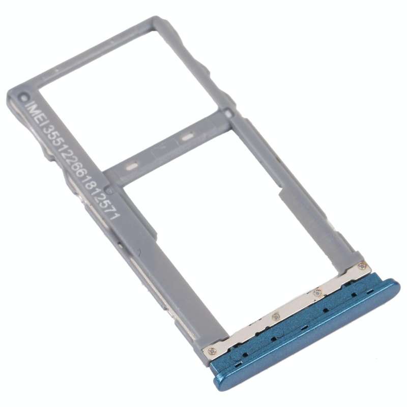 For TCL 20 SE Original SIM Card Tray + SIM / Micro SD Card Tray(Green)
