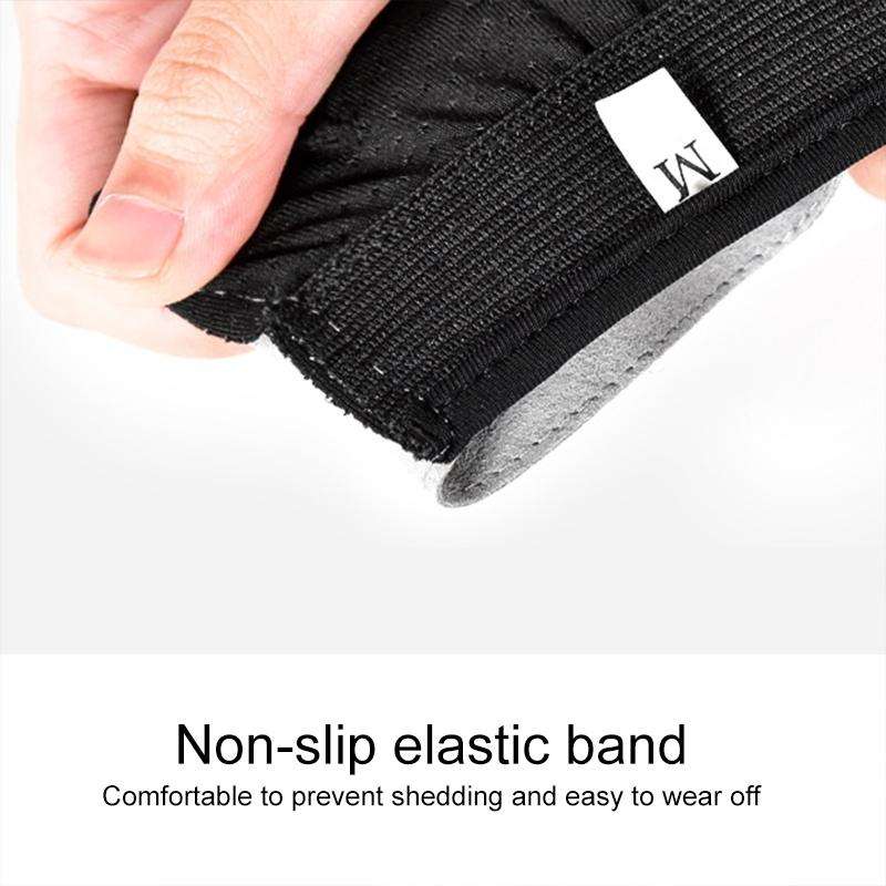 Half Finger Yoga Gloves Anti-skid Sports Gym Palm Protector, Size: L, Palm Circumference: 19cm(Bl...