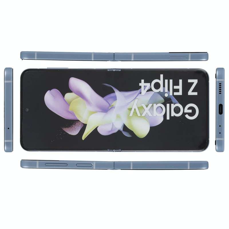 For Samsung Galaxy Z Flip4 Color Screen Non-Working Fake Dummy Display Model (Blue)