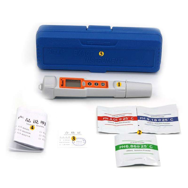 Kedida CT8023 PH + ORP + Temp Meter Portable LCD Digital Water Testing Measurement Pen