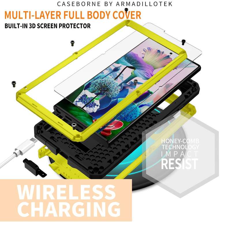 For Samsung Galaxy S23 Ultra 5G R-JUST Sliding Camera Design Life Waterproof Dustproof Shockproof...