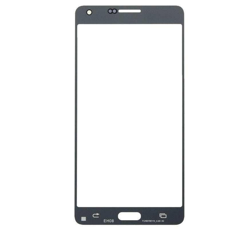 For Samsung Galaxy A7 (2015) 10pcs Front Screen Outer Glass Lens (Gold)
