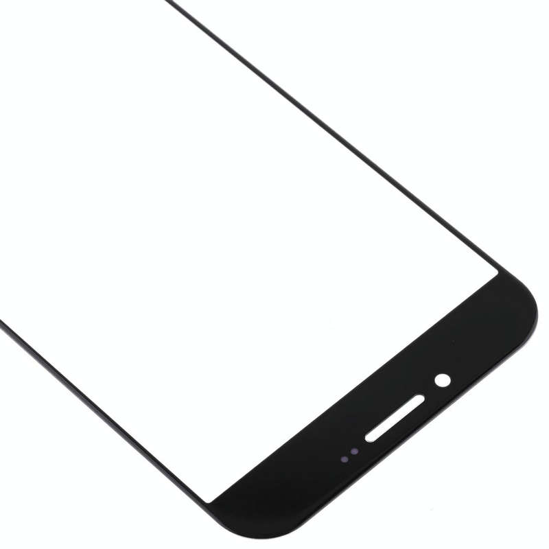 For Samsung Galaxy A8 (2016) / A810 10pcs Front Screen Outer Glass Lens (Black)