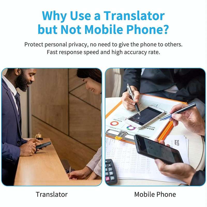 G6 Portable Instant Real Time Voice Translator Multi Language Voice Personal Travel Assistant Tra...
