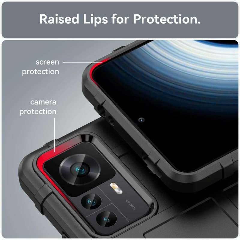 For Xiaomi 12T / Xiaomi 12T Pro / Redmi K50 Ultra Full Coverage Shockproof TPU Phone Case(Black)