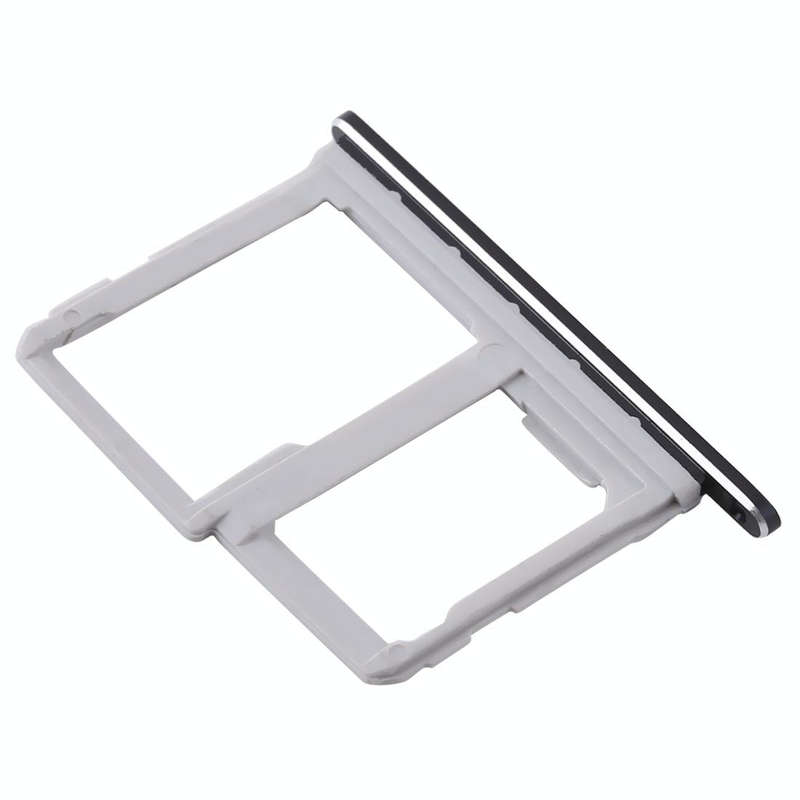 SIM Card Tray + Micro SD Card Tray for LG Q6 / M700 / M700N / G6 Mini(Black)