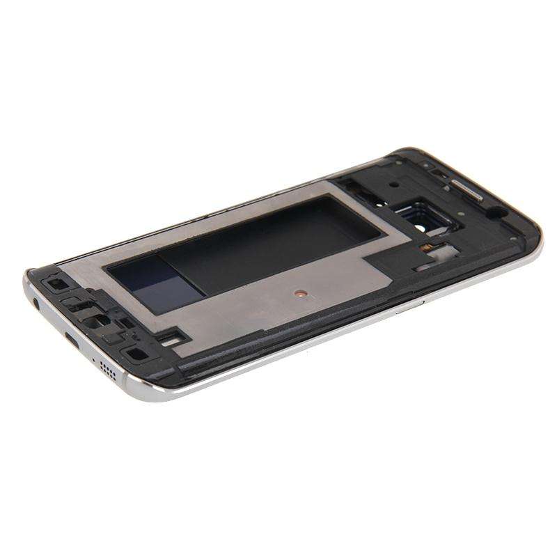 For Galaxy S6 Edge / G925 Full Housing Cover (Front Housing LCD Frame Bezel Plate + Back Plate Ho...