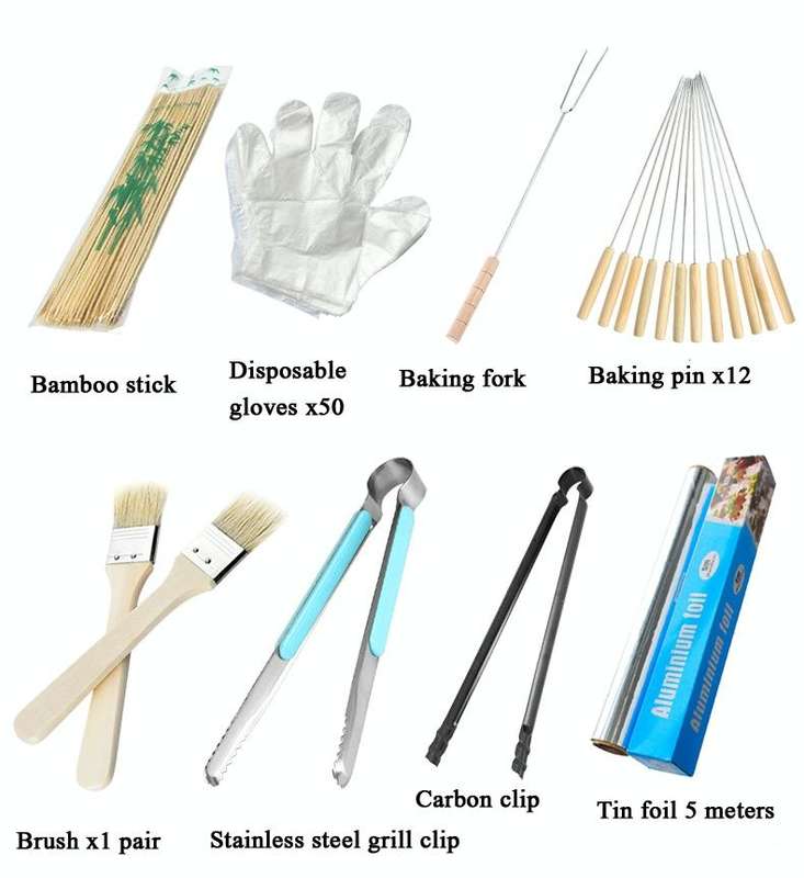 8 in 1 Outdoor Barbecue Tools BBQ Accessories