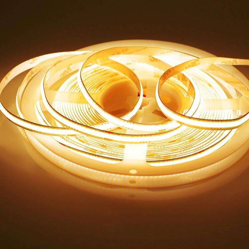1m 24V 8mm Wide COB Adhesive Decorative LED Light Strip, Specification: 480 Beads-14W-90 Display(...