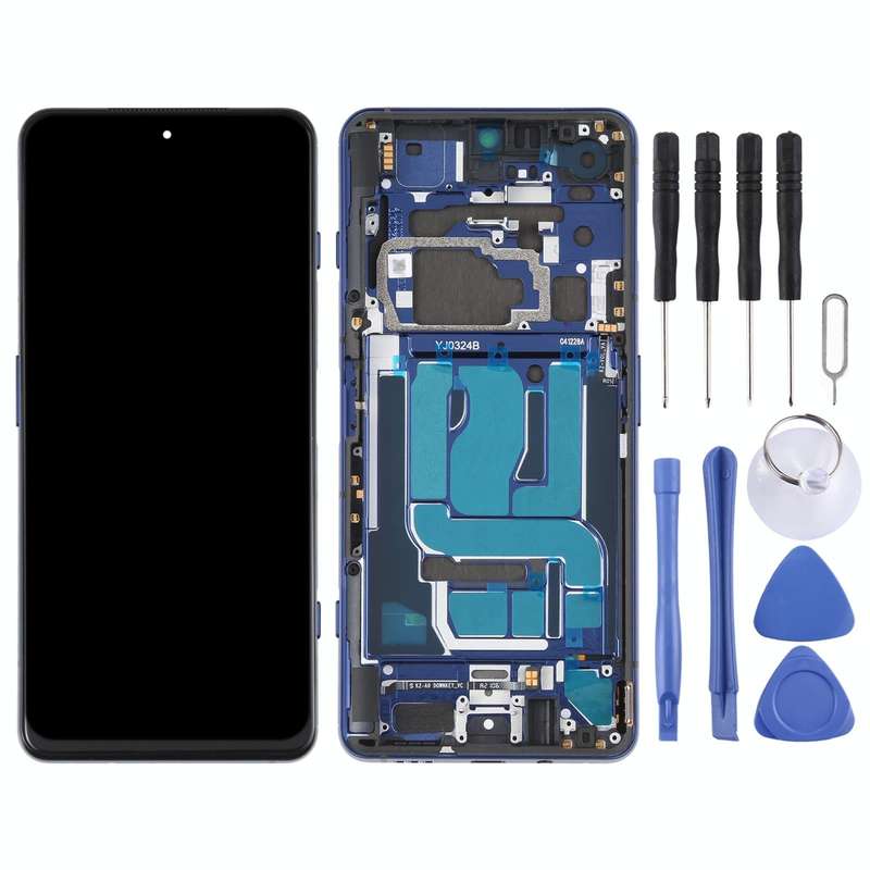 Original LCD Screen and Digitizer Full Assembly With Frame for Xiaomi Black Shark 4 / Black Shark...