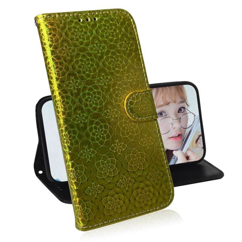 For Galaxy A71 Solid Hyun Color Magnetic Attraction Horizontal Flip Leather Case with Lanyard, Su...