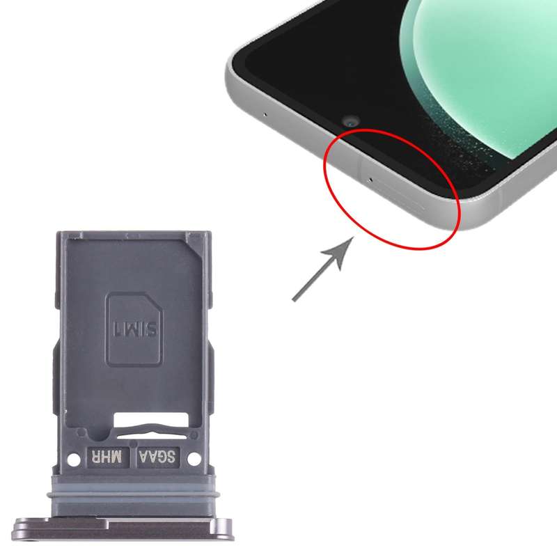 For Samsung Galaxy S23 FE SM-S711B Original SIM Card Tray (Grey)