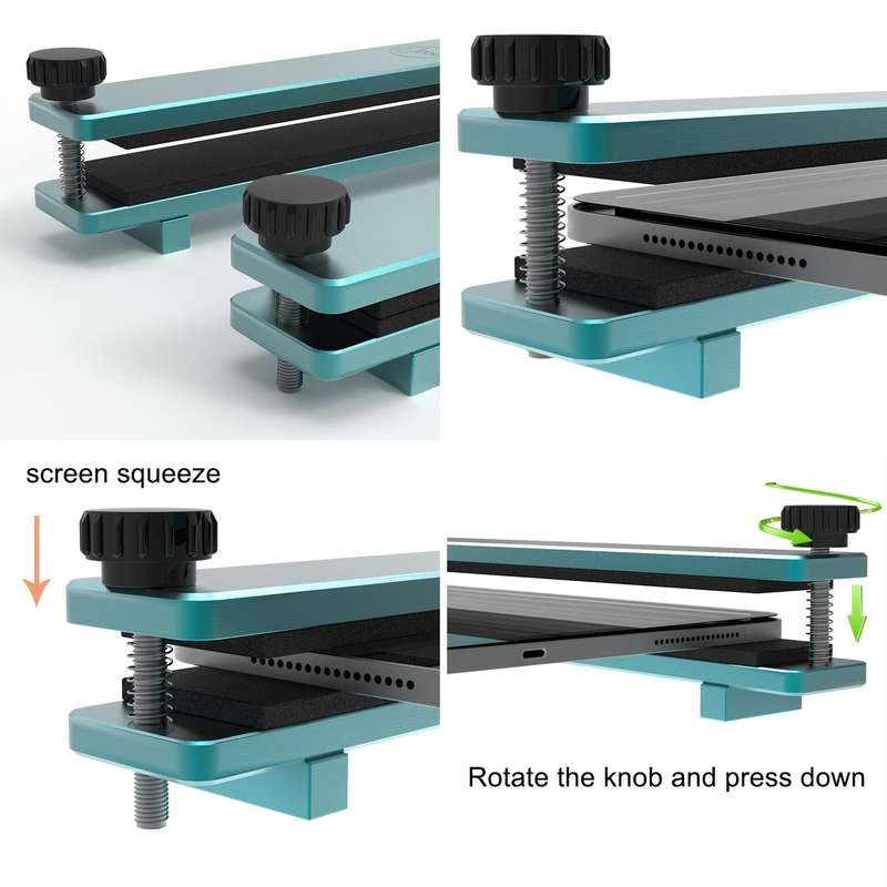 One Set 2UUL Third Gen. Press Clamp Mold for Phone/Pad Glass Replacement