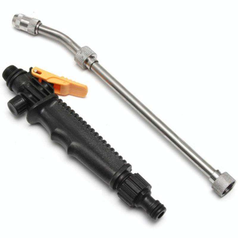 Garden Water Guns Stainless Steel Multifunction High Pressure Car Wash Spray Nozzle Hose Wand, Sp...