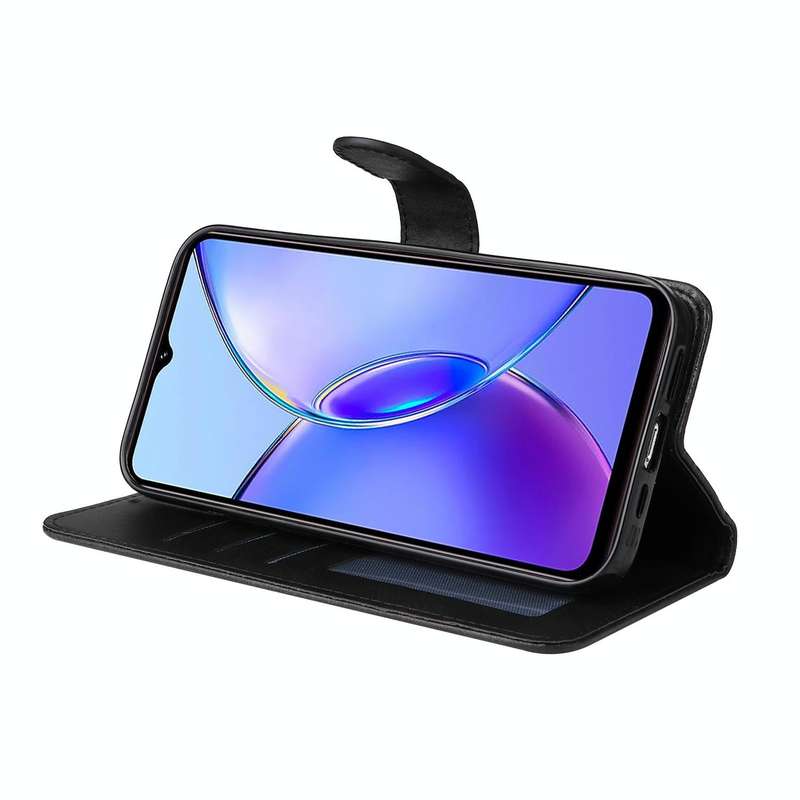 For vivo Y17s Classic Calf Texture Flip Leather Phone Case(Black)