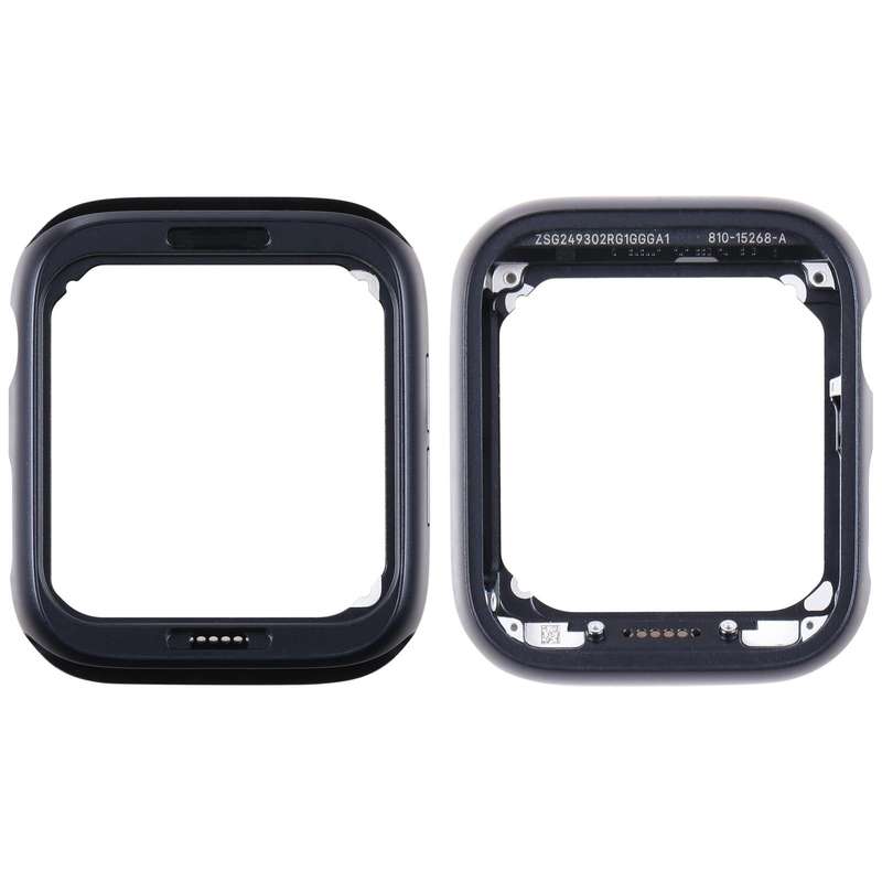 For Apple Watch Series SE 2022 40mm Stainless Steel Middle Frame Bezel Plate (Black)