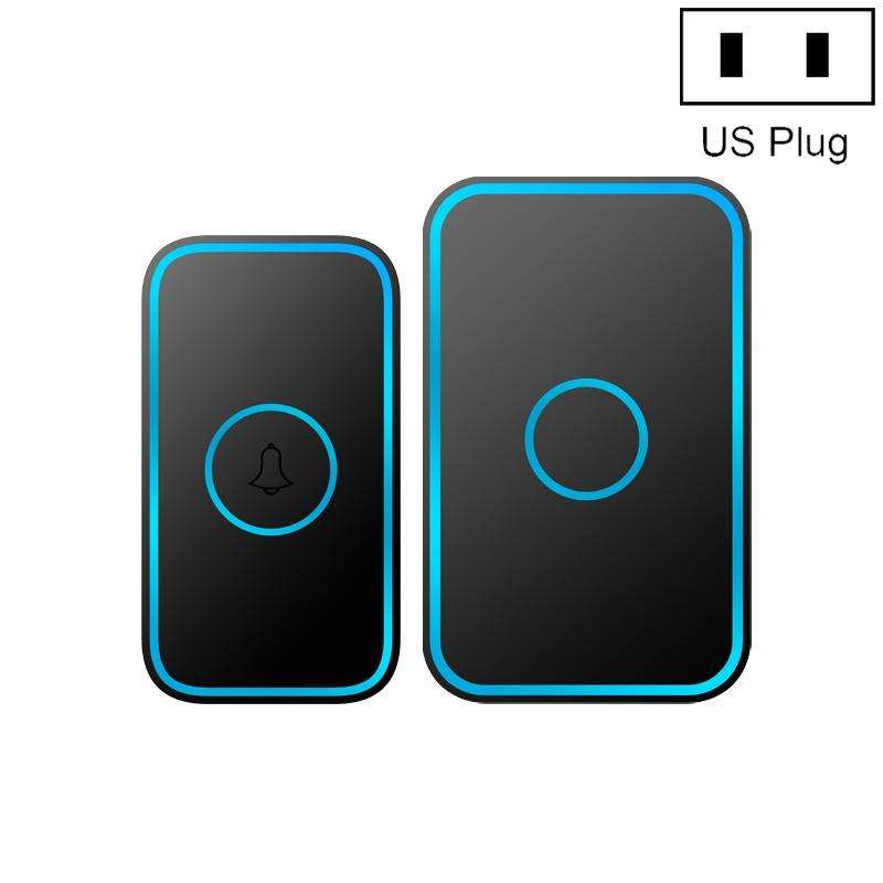 CACAZI A78 Long-Distance Wireless Doorbell Intelligent Remote Control Electronic Doorbell, Style:...