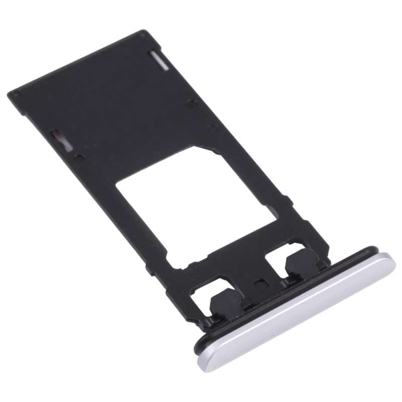 SIM Card Tray + Micro SD Card Tray for Sony Xperia 1 / Xperia XZ4 (Silver)