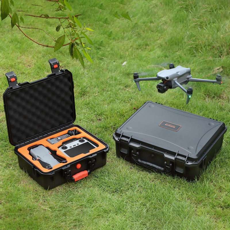 For DJI Air 3 Sunnylife Safety Carrying Case Large Capacity Waterproof Shock-proof Hard Travel Ca...
