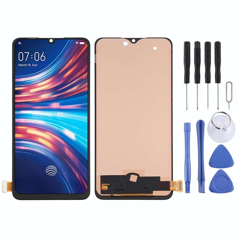 TFT Material LCD Screen and Digitizer Full Assembly (No Fingerprint Identification) For Vivo Y7s ...