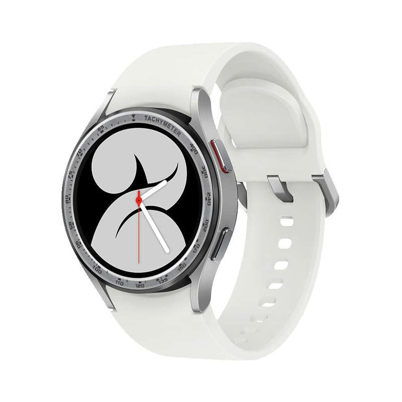 For Samsung Galaxy Watch4 40mm Smart Watch Steel Bezel Ring(Silver)
