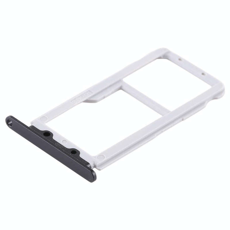 SIM Card Tray + SIM Card Tray / Micro SD Card for Huawei Honor View 10 / V10(Black)
